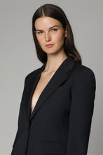 Load image into Gallery viewer, Lamine stretch virgin wool blazer
