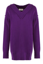 Load image into Gallery viewer, Legenda oversize virgin wool-cashmere blend sweater
