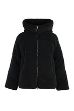 Load image into Gallery viewer, Hooded vegan fur jacket
