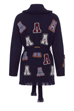 Load image into Gallery viewer, Wool cardigan with belt
