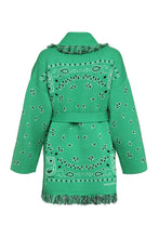 Load image into Gallery viewer, Bandana jacquard cardigan
