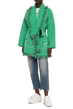 Load image into Gallery viewer, Bandana jacquard cardigan
