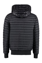 Load image into Gallery viewer, Hooded full-zip down jacket
