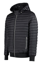 Load image into Gallery viewer, Hooded full-zip down jacket
