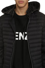 Load image into Gallery viewer, Hooded full-zip down jacket
