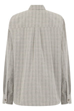 Load image into Gallery viewer, Striped shirt in mixed cotton linen
