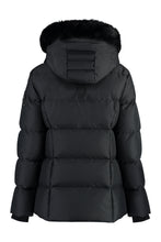 Load image into Gallery viewer, Cloud 3Q hooded techno fabric down jacket
