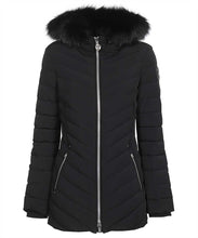 Load image into Gallery viewer, Fur hood long down jacket
