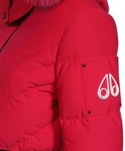 Load image into Gallery viewer, Cambria fur hood long down jacket
