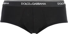 Load image into Gallery viewer, Set of two cotton briefs with logoed elastic band
