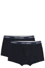 Load image into Gallery viewer, Set of two cotton boxers with logoed elastic band
