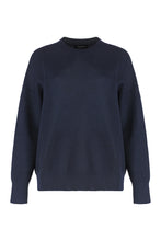 Load image into Gallery viewer, Wool-cotton blend crew-neck sweater
