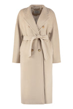 Load image into Gallery viewer, Madame double-breasted virgin wool coat

