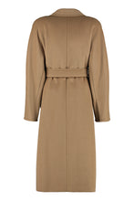 Load image into Gallery viewer, Madame double-breasted wool and cashmere coat
