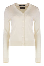 Load image into Gallery viewer, Cardigan in silk and linen
