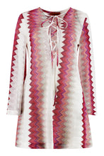 Load image into Gallery viewer, Kaftan jaquard mini dress
