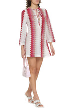 Load image into Gallery viewer, Kaftan jaquard mini dress
