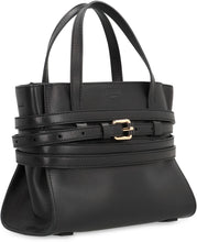 Load image into Gallery viewer, Moschino Tie Me Small leather handbag
