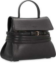 Load image into Gallery viewer, Moschino Tie Me Small leather handbag
