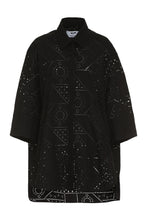 Load image into Gallery viewer, Broderie anglaise details cotton shirtdress
