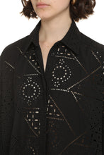 Load image into Gallery viewer, Broderie anglaise details cotton shirtdress
