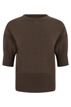 Load image into Gallery viewer, Cotton sweater with short sleeves
