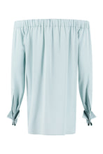 Load image into Gallery viewer, Michela silk off-the-shoulder blouse
