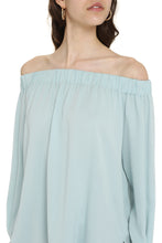 Load image into Gallery viewer, Michela silk off-the-shoulder blouse
