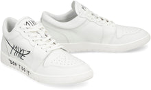 Load image into Gallery viewer, Leather mid-top sneakers

