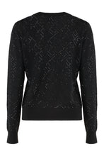 Load image into Gallery viewer, Cardigan in wool with crystals
