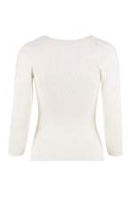 Load image into Gallery viewer, Ribbed V neck sweater
