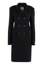 Load image into Gallery viewer, Morgana double-breasted wool coat
