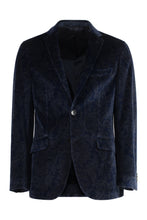 Load image into Gallery viewer, Single-breasted velvet jacket
