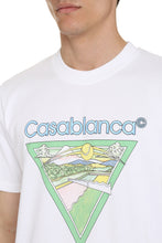 Load image into Gallery viewer, Cotton crew-neck T-shirt

