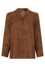 Load image into Gallery viewer, Silk shirt with print
