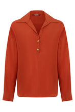 Load image into Gallery viewer, Long Sleeve Shirt with V-neck
