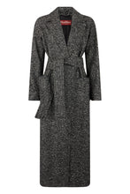 Load image into Gallery viewer, Long Coat with belt in wool blend
