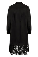 Load image into Gallery viewer, Midi dress with lace hem
