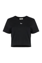 Load image into Gallery viewer, Cotton crew-neck T-shirt
