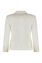 Load image into Gallery viewer, Crop blazer in wool fabric
