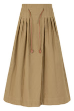 Load image into Gallery viewer, Pleated skirt with adjustable waist
