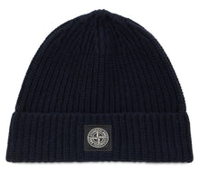 Load image into Gallery viewer, Hat made of virgin wool with ribbing
