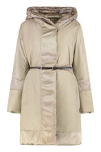 Load image into Gallery viewer, Reversible down jacket in water-repellent satin

