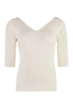 Load image into Gallery viewer, Oceano viscose V-neck pullover
