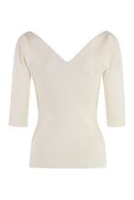 Load image into Gallery viewer, Oceano viscose V-neck pullover
