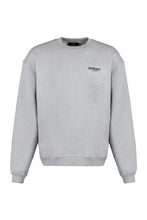 Load image into Gallery viewer, Cotton crew-neck sweatshirt with logo
