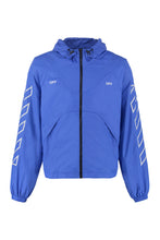 Load image into Gallery viewer, Hooded techno fabric raincoat
