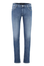 Load image into Gallery viewer, 5-pocket straight-leg jeans
