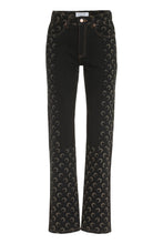 Load image into Gallery viewer, Printed straight leg jeans
