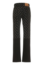 Load image into Gallery viewer, Printed straight leg jeans
